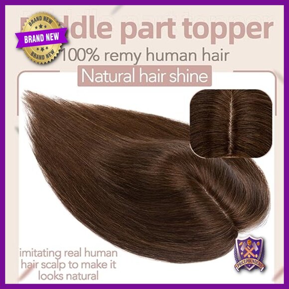 Silk Base Human Hair Topper 130% Density 12\